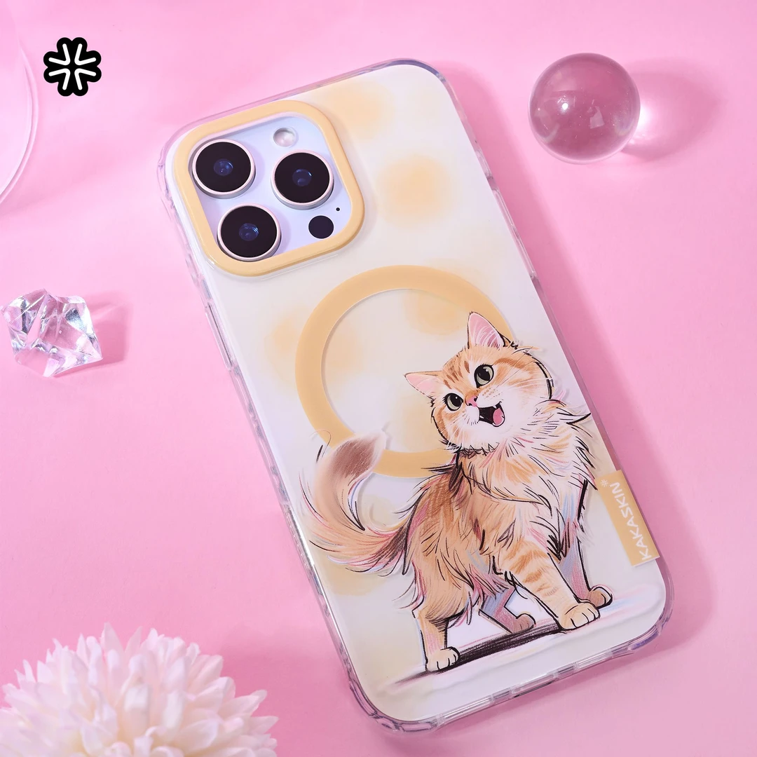 kakaskin/卡卡思动物系列适用16/15手机壳磁吸防摔原创简约创意