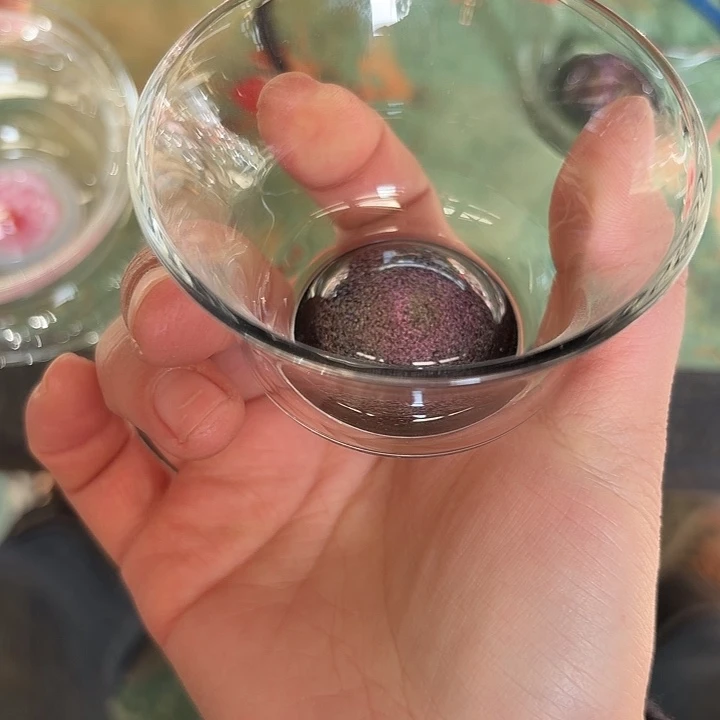 玻璃手工艺品玻璃茶器紫星空清杯