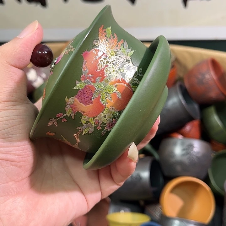 茶杯紫砂全手工紫砂主人杯