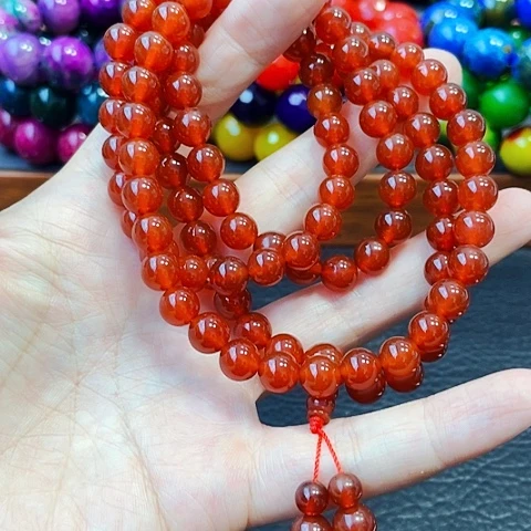 手饰玛瑙未镶嵌太岁肉灵芝108