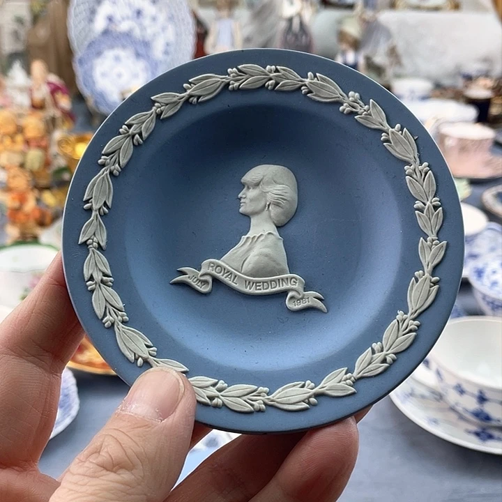 中古欧瓷瓷器小房子