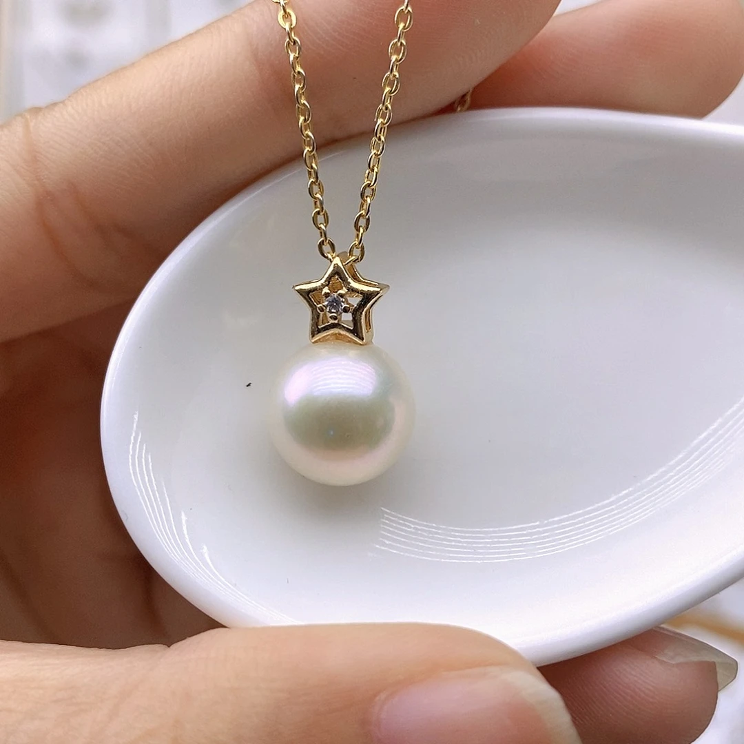 淡水珍珠未镶嵌吊坠(赠链)