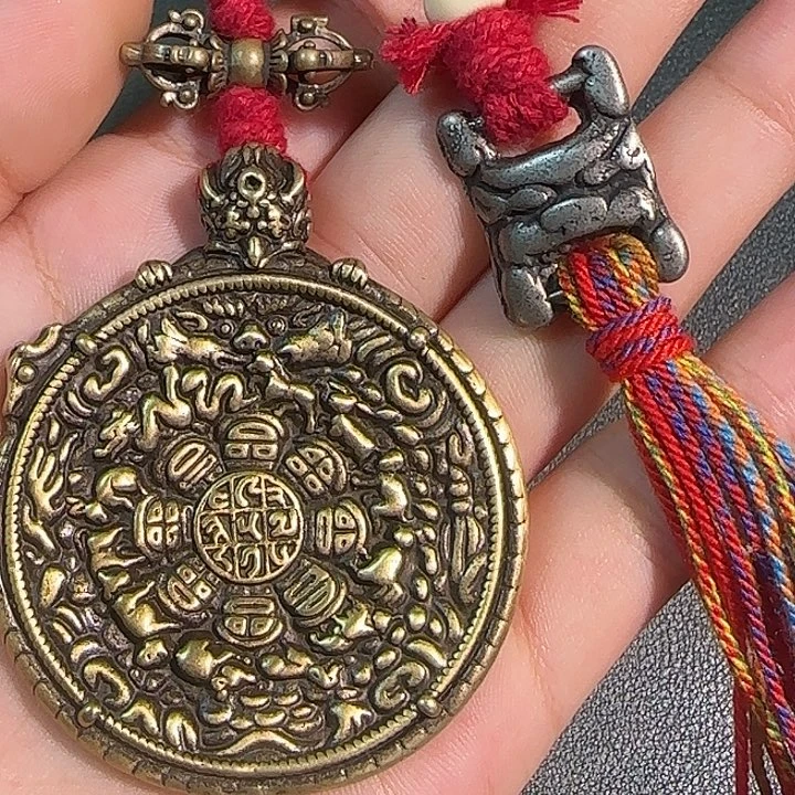 薛***e核桃手串/手链藏传工艺品九宫八卦牌