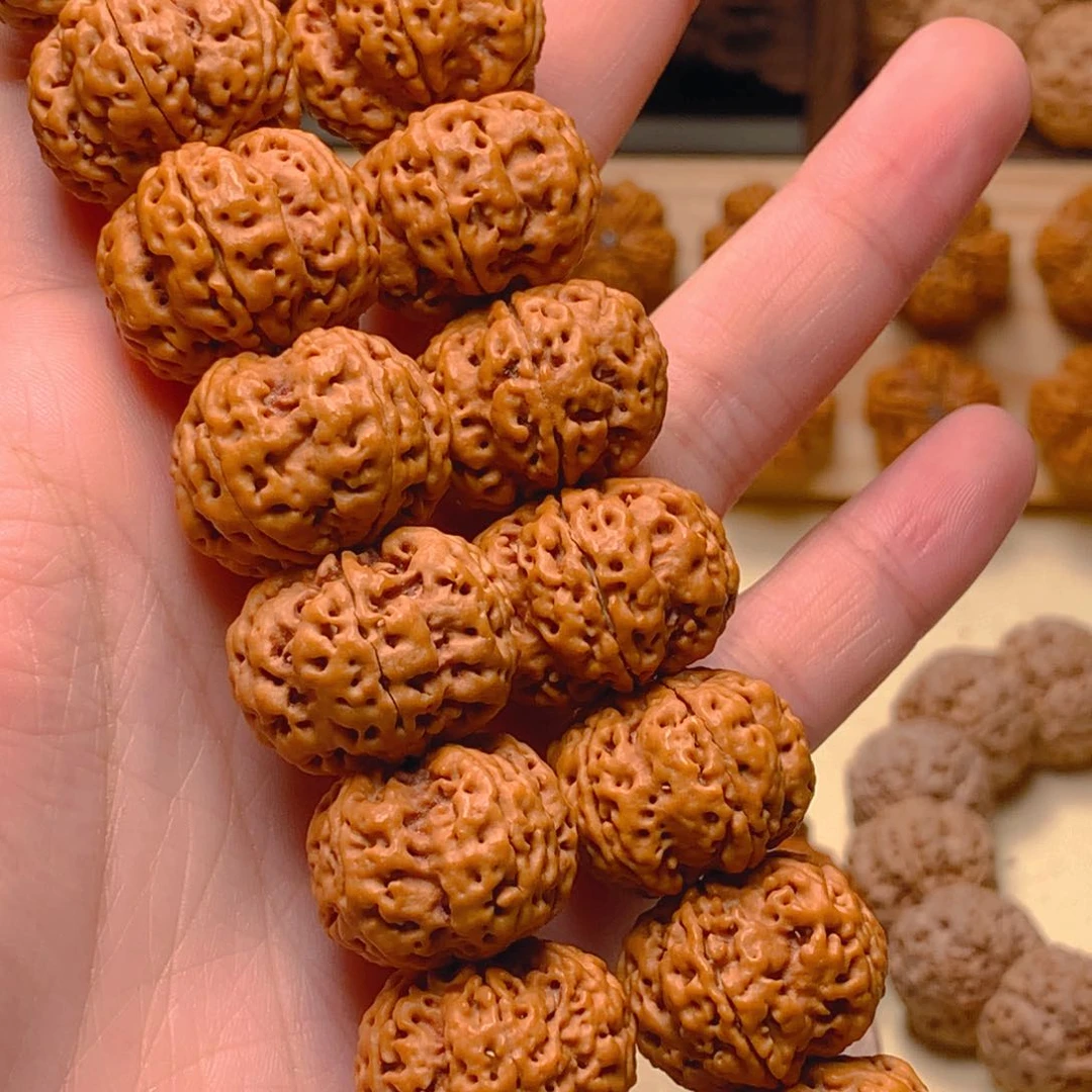 金刚菩提手串长***丑22尺寸爆肉梅花