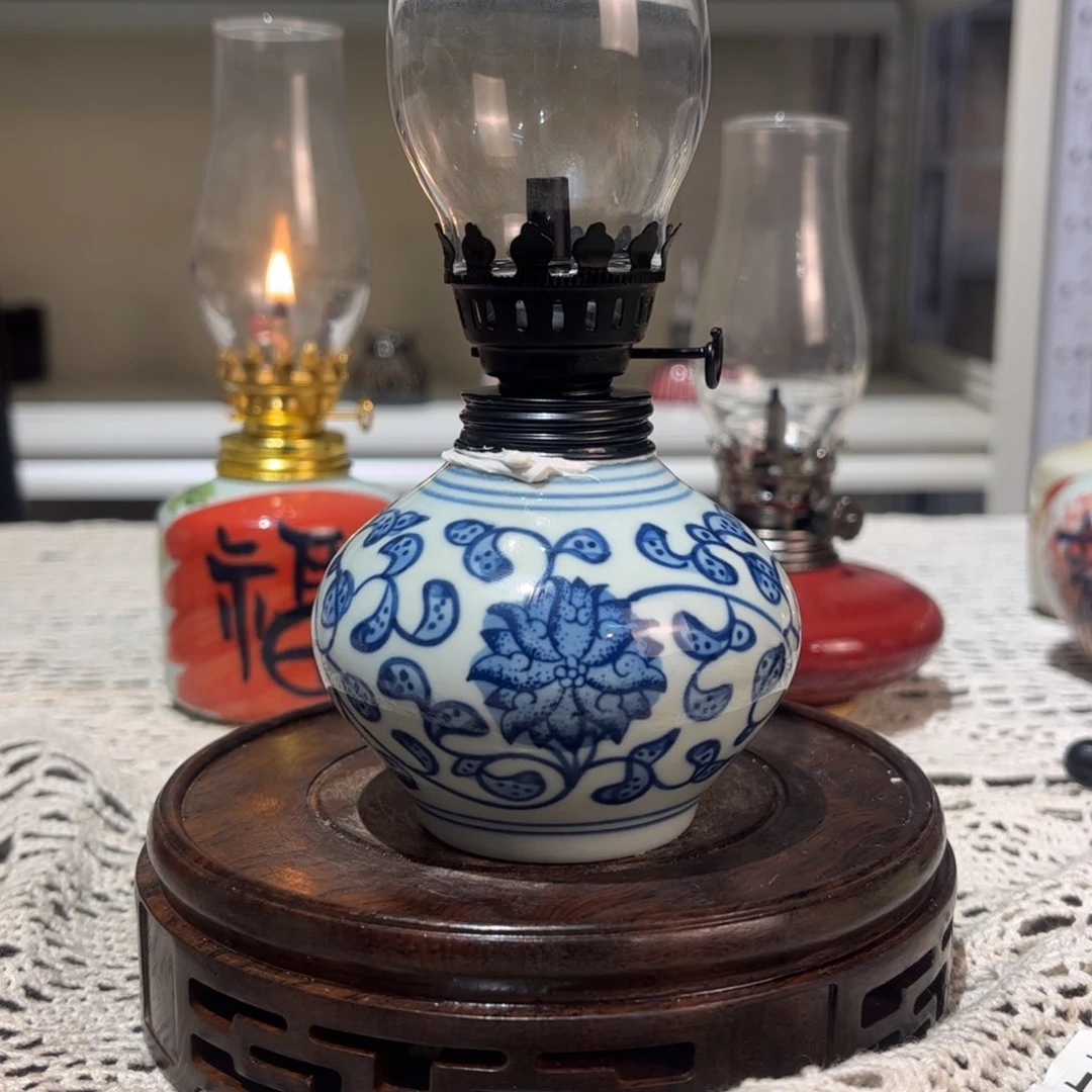 摆件景德镇陶瓷香薰灯