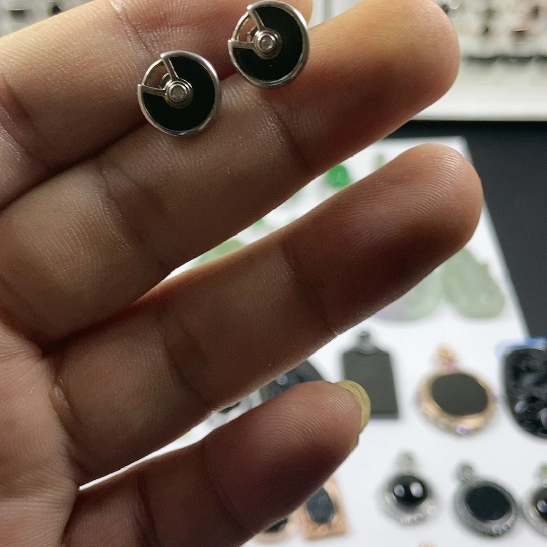 翡翠银S925镶嵌项链