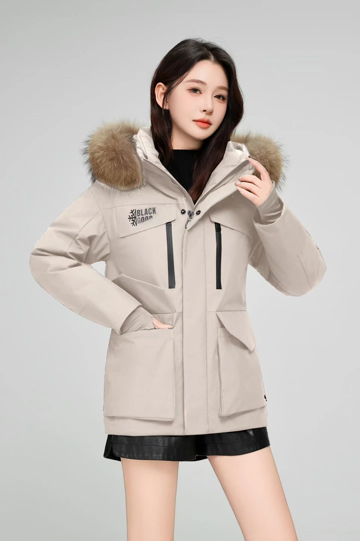 2025新款90羽绒羽绒服黑金系列加厚韩版软壳显瘦保暖冬季