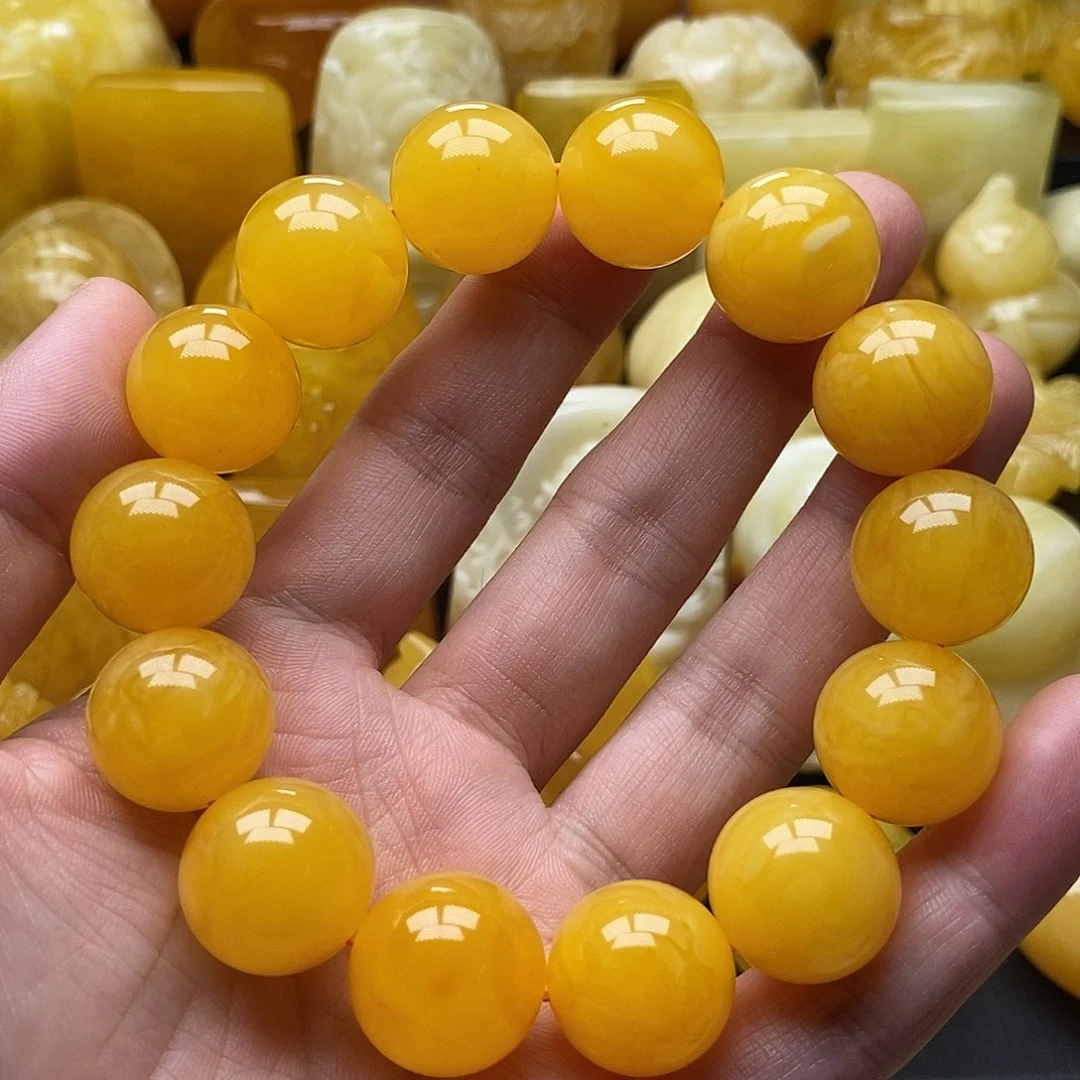 琥珀颈饰未镶嵌琥珀蜜蜡吊坠