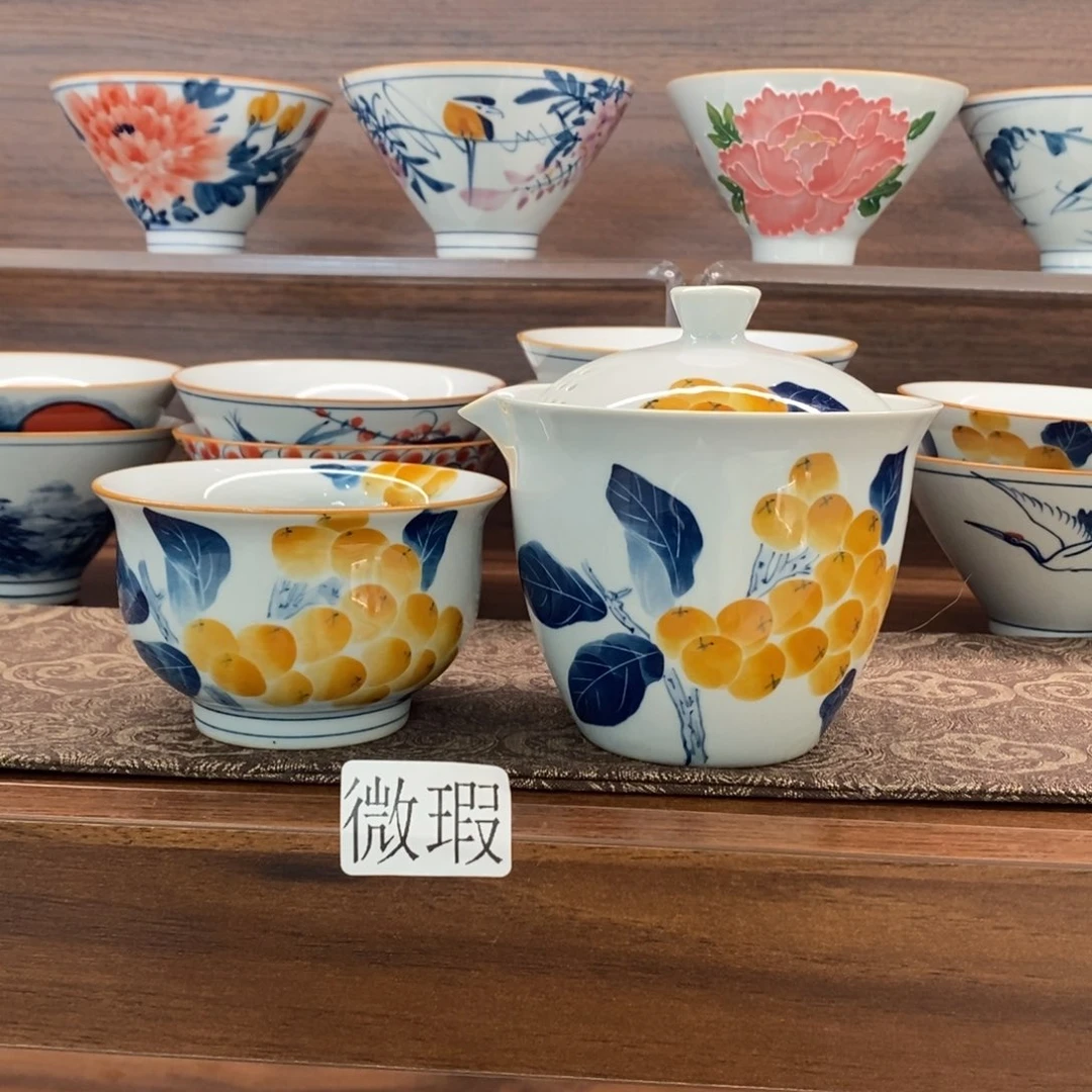 釉下彩手工绘制手工绘制