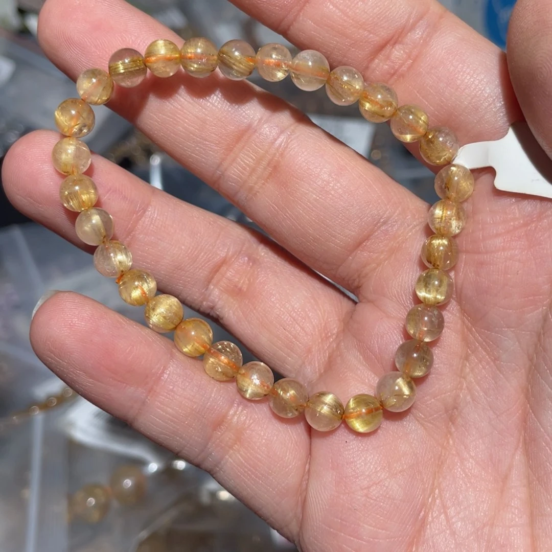 水晶手链未镶嵌爆**珠手链