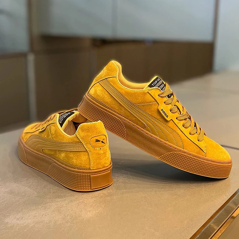 暴力熊2025年爆款韩版复古德训板鞋男士潮牌百搭运动休闲鞋潮鞋男