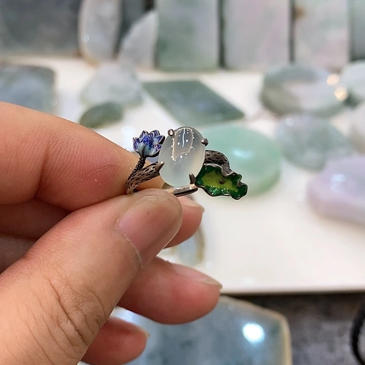 【闪购商品】银S925镶嵌挂件翡翠