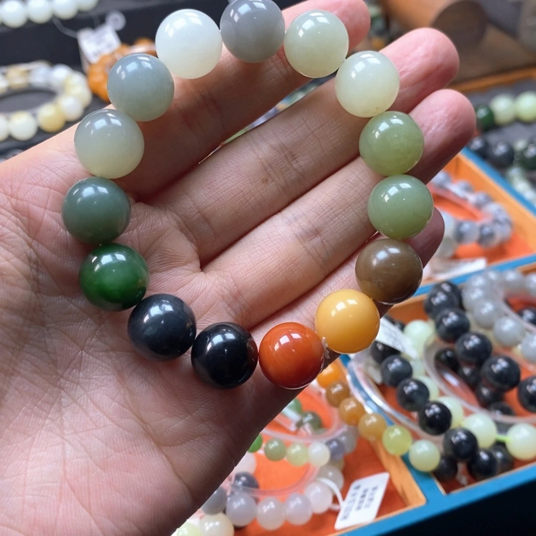 和田玉未镶嵌手链