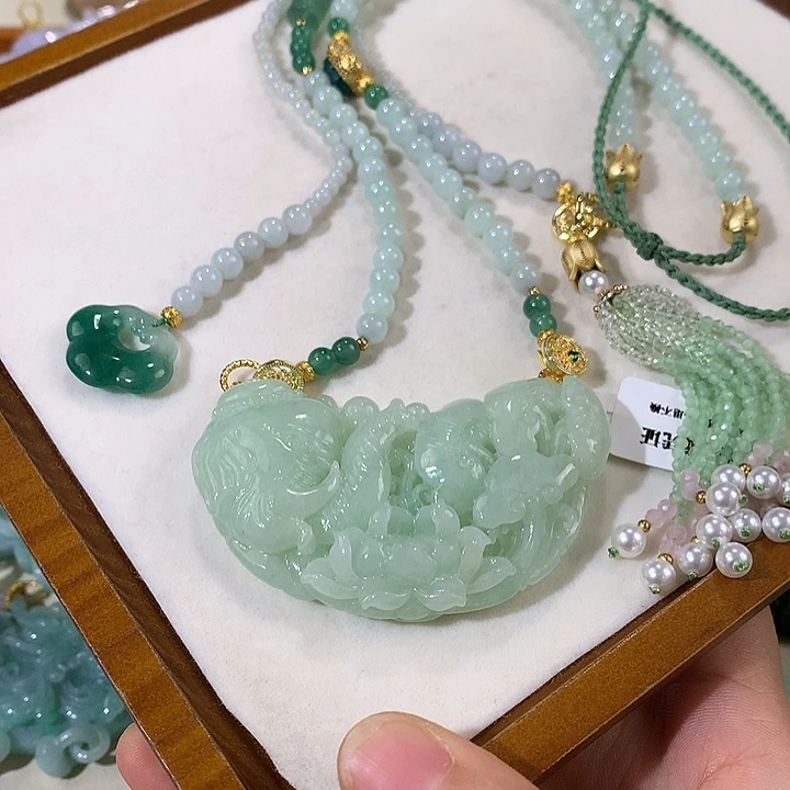 颈饰未镶嵌翡翠翡翠吊坠