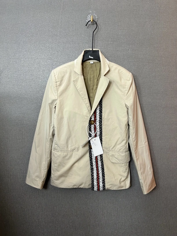 95新 BURBERRY/博柏利 Burberry米白色西服外套95新