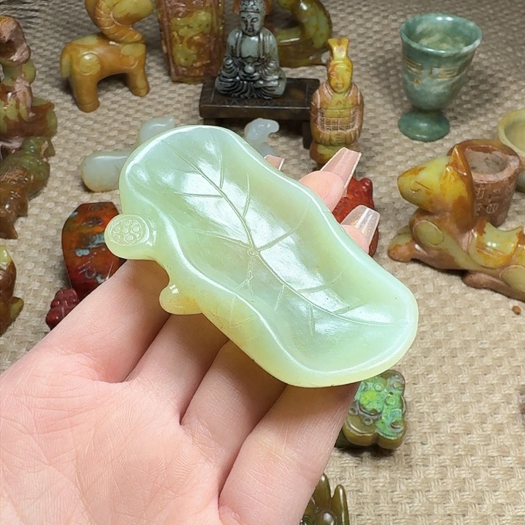 白玉菩提吊坠柿挂件