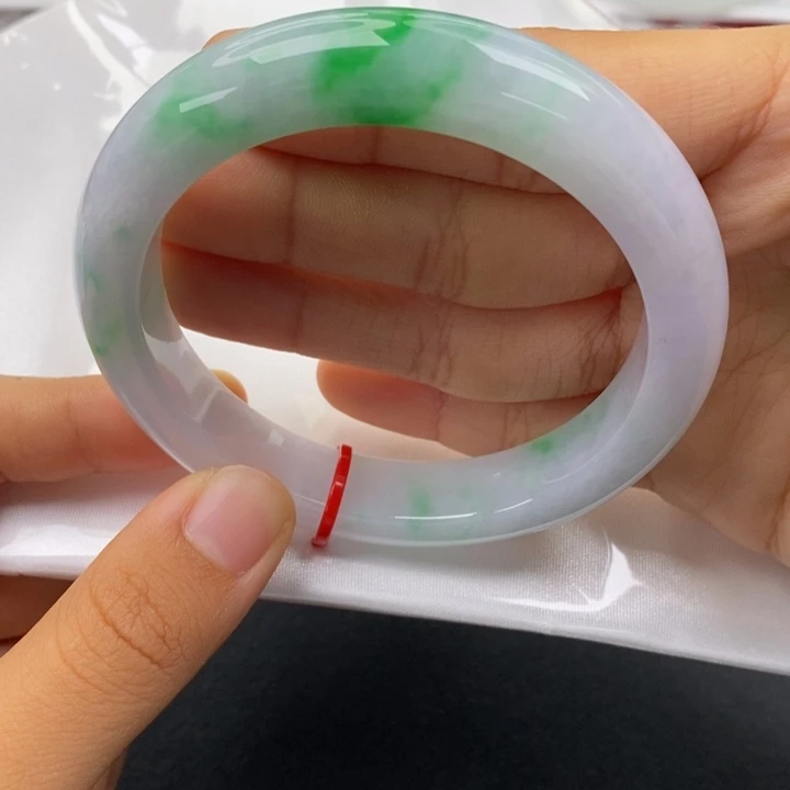 未镶嵌手镯翡翠5859正圈