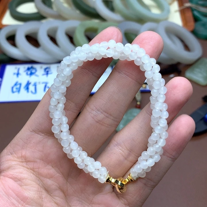 和田玉珠宝半成品未镶嵌