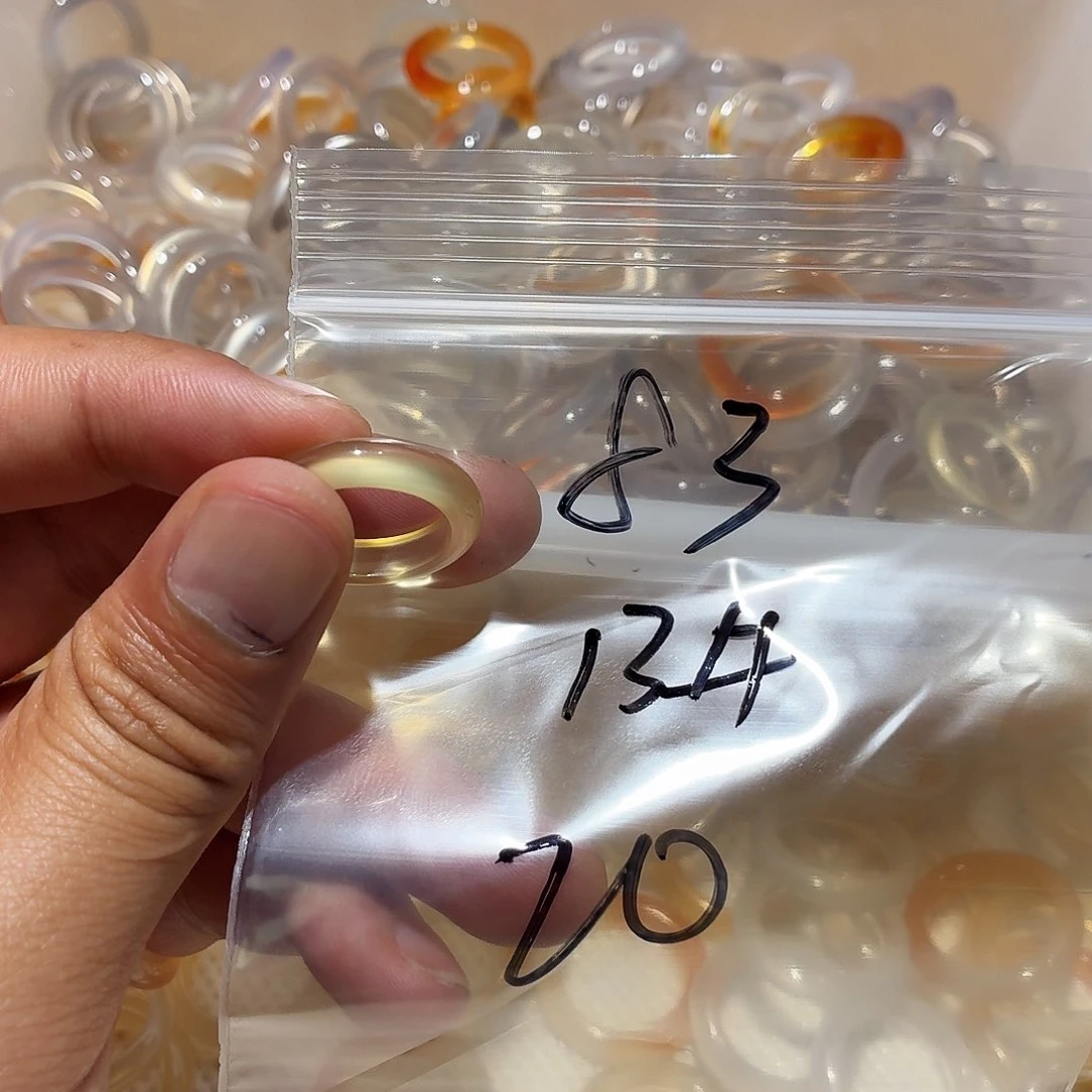 玛瑙/玉髓戒圈未镶嵌(****)83