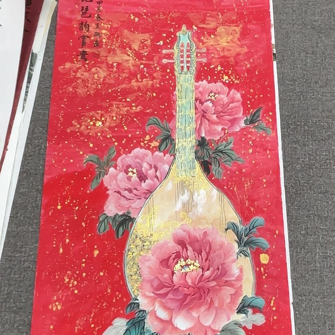 国画国画作品多次在国内外