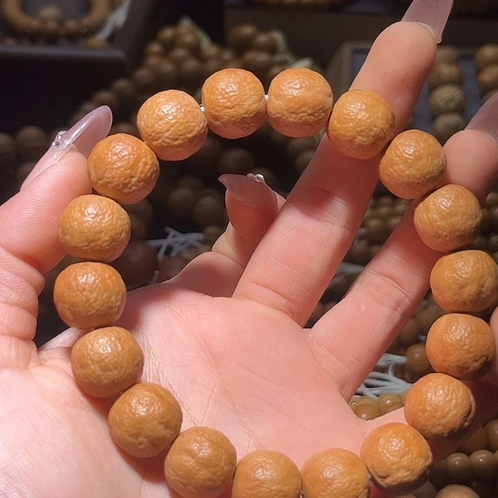 猴头核桃吊坠13+龙岩料小青柑手串全品无瑕无药