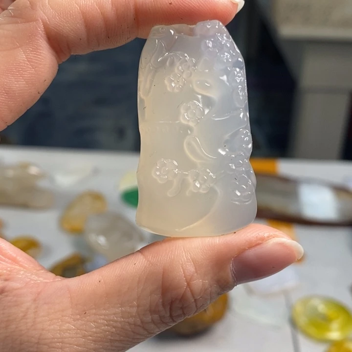 玛瑙/玉髓吊坠(不含链)未镶嵌