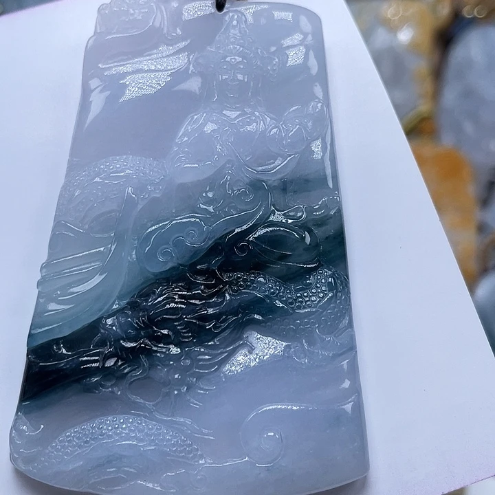 老***棘翡翠未镶嵌颈饰天然