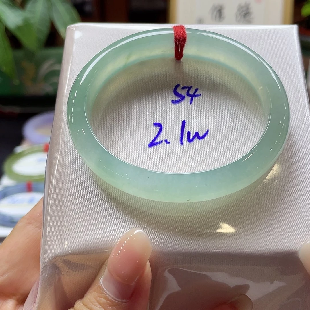 翡翠未镶嵌手镯22 号链接