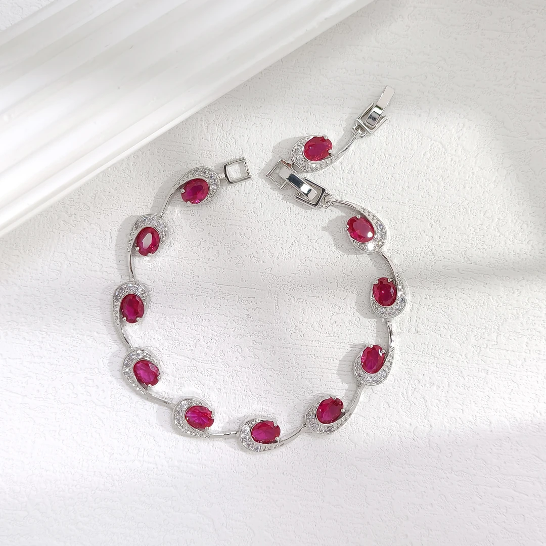 铜合金合成锆石手链 KDMX-51316 手链欧美时尚精致小众大方