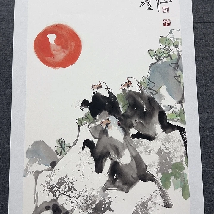 国画书画作品多次