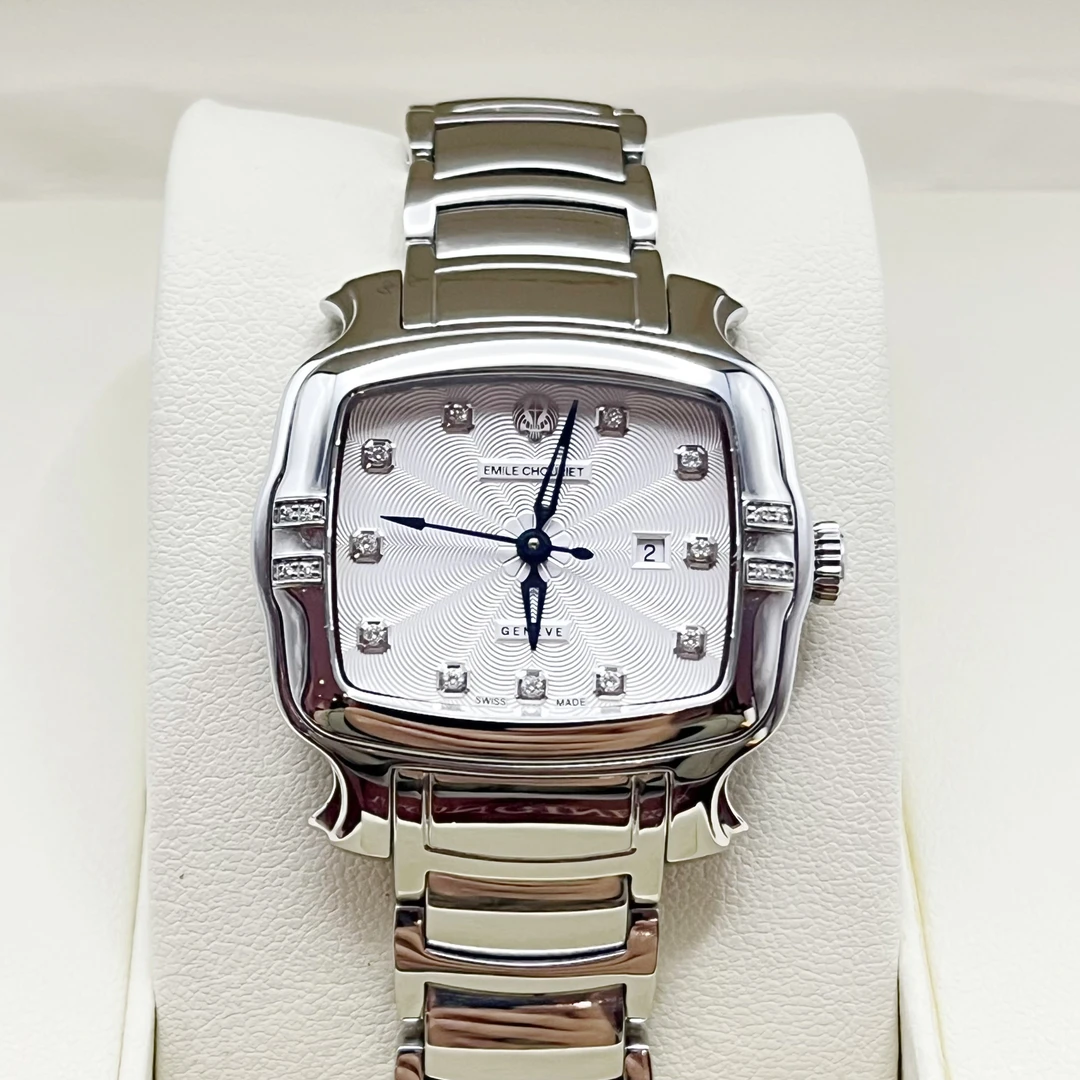 95新 EmileChouriet/艾米龙 明珠系列/表径33*27mm/自动机械/全原