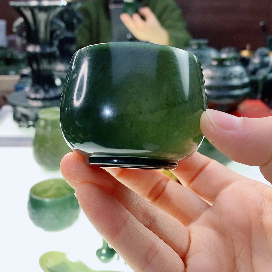 和田玉（青玉）把件未镶嵌