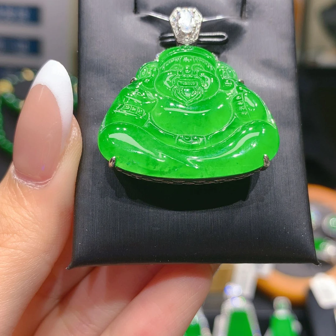 【闪购商品】翡翠银S925镶嵌颈饰5柒姐