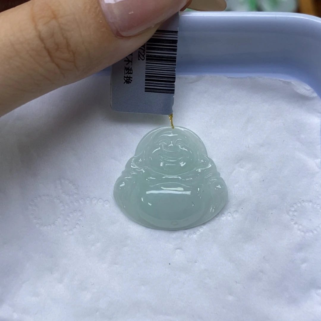 颈饰未镶嵌翡翠佛公