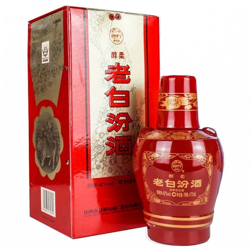汾酒老白汾醇柔 清香型白酒42度475ml