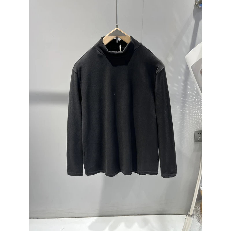 人手几件！德绒打底衫!抗静电半高领男士圆领贴身冬净版男装621