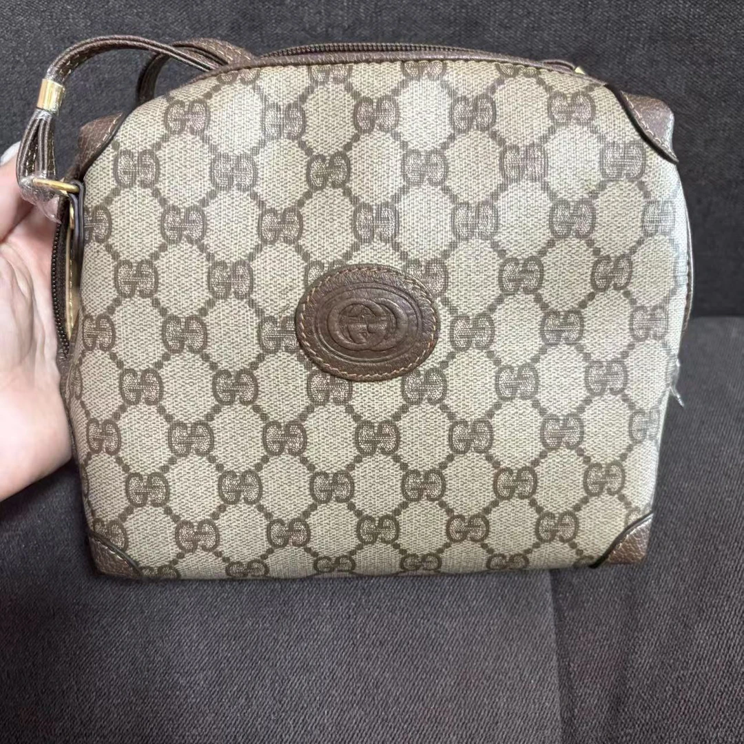 95新 GUCCI/古驰 G专属/古驰盒子斜挎包/18011