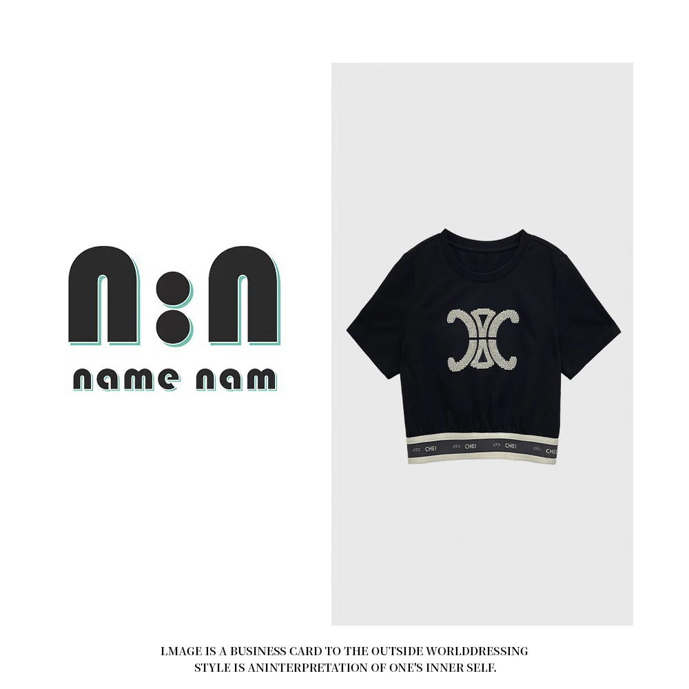 25新款小众设计款圆领T恤夏季夏款119211