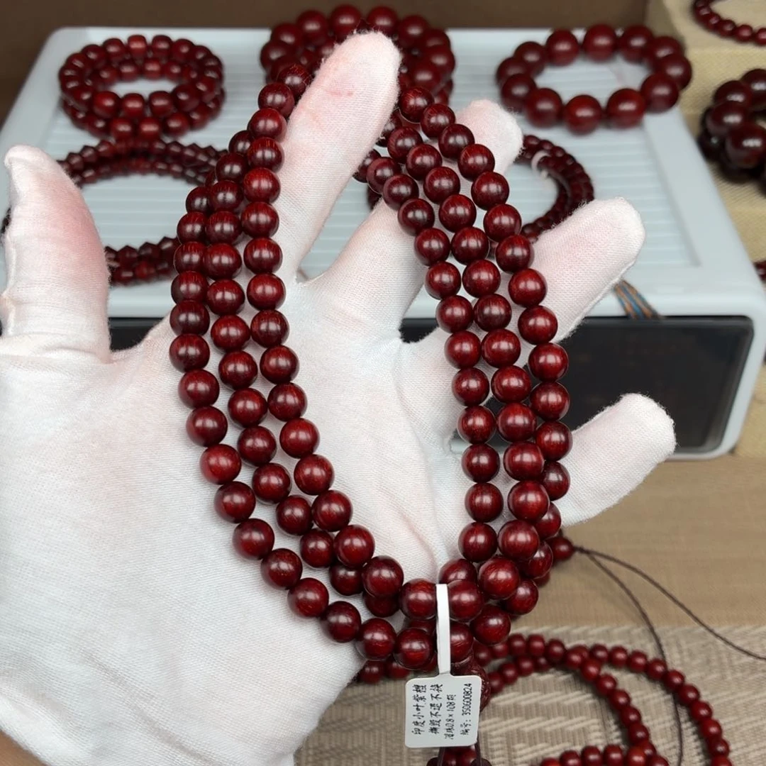 大***婷小叶紫檀手串/手链0.8✖️108