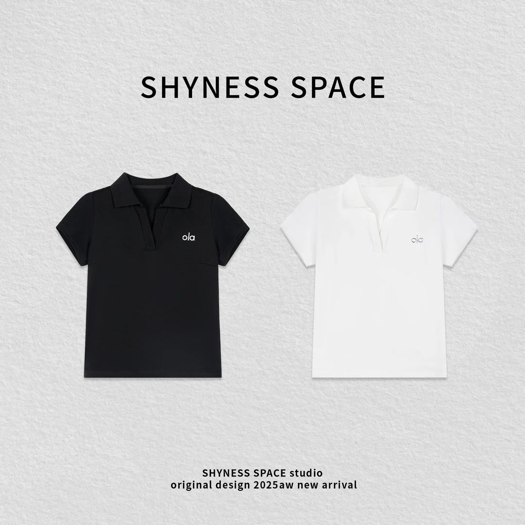 常规日常短袖短款宽松型POLO衫时尚复古风HB464
