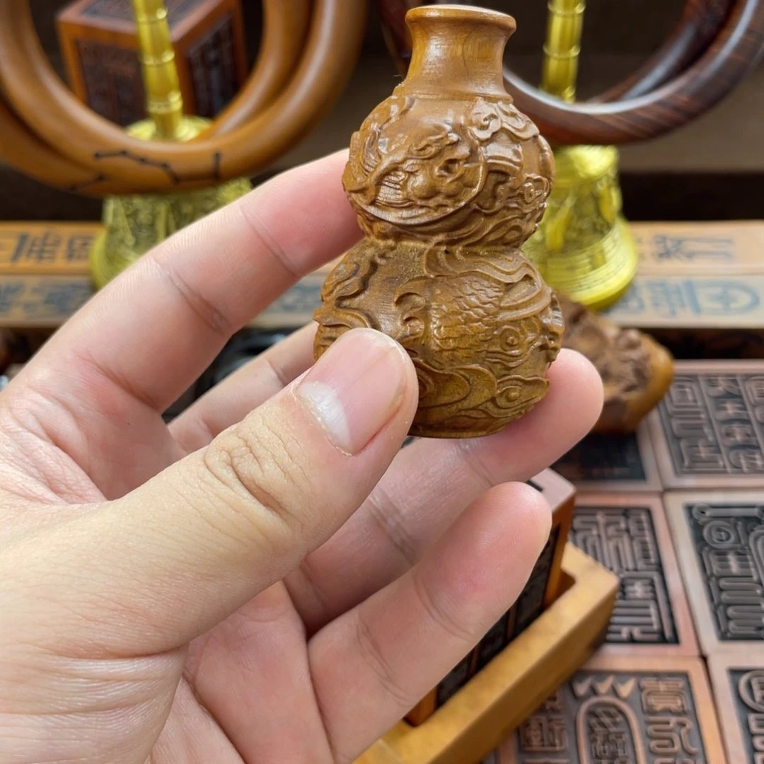 木枣木盘龙手把葫芦