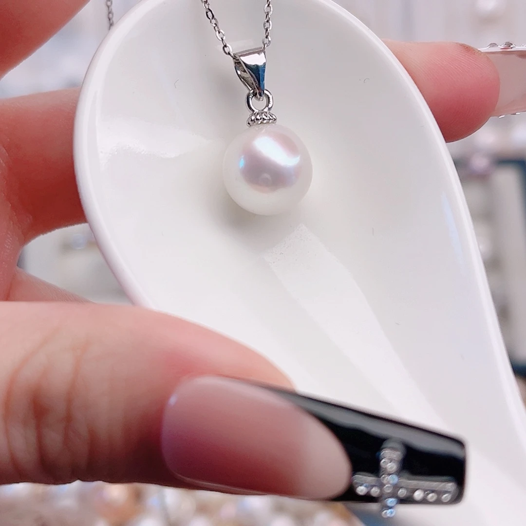 未镶嵌淡水珍珠吊坠(赠链)