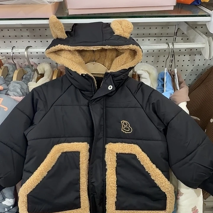 100码棉服黑色布迪儿