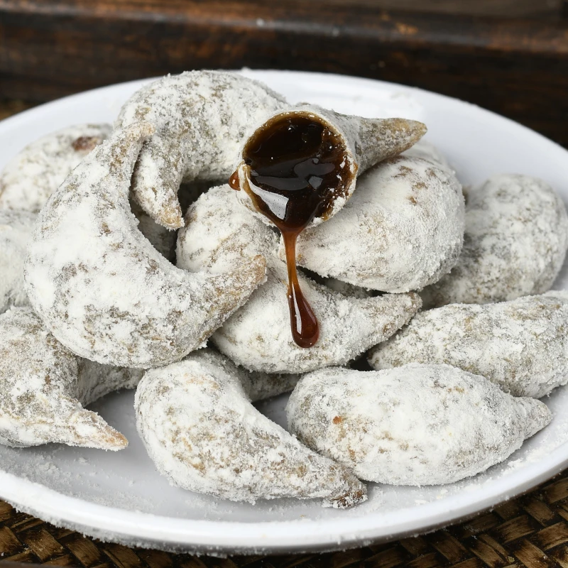 羊角蜜黑红糖姜汁梅豆糖角老式传统怀旧年货零食淮北点心特产小吃