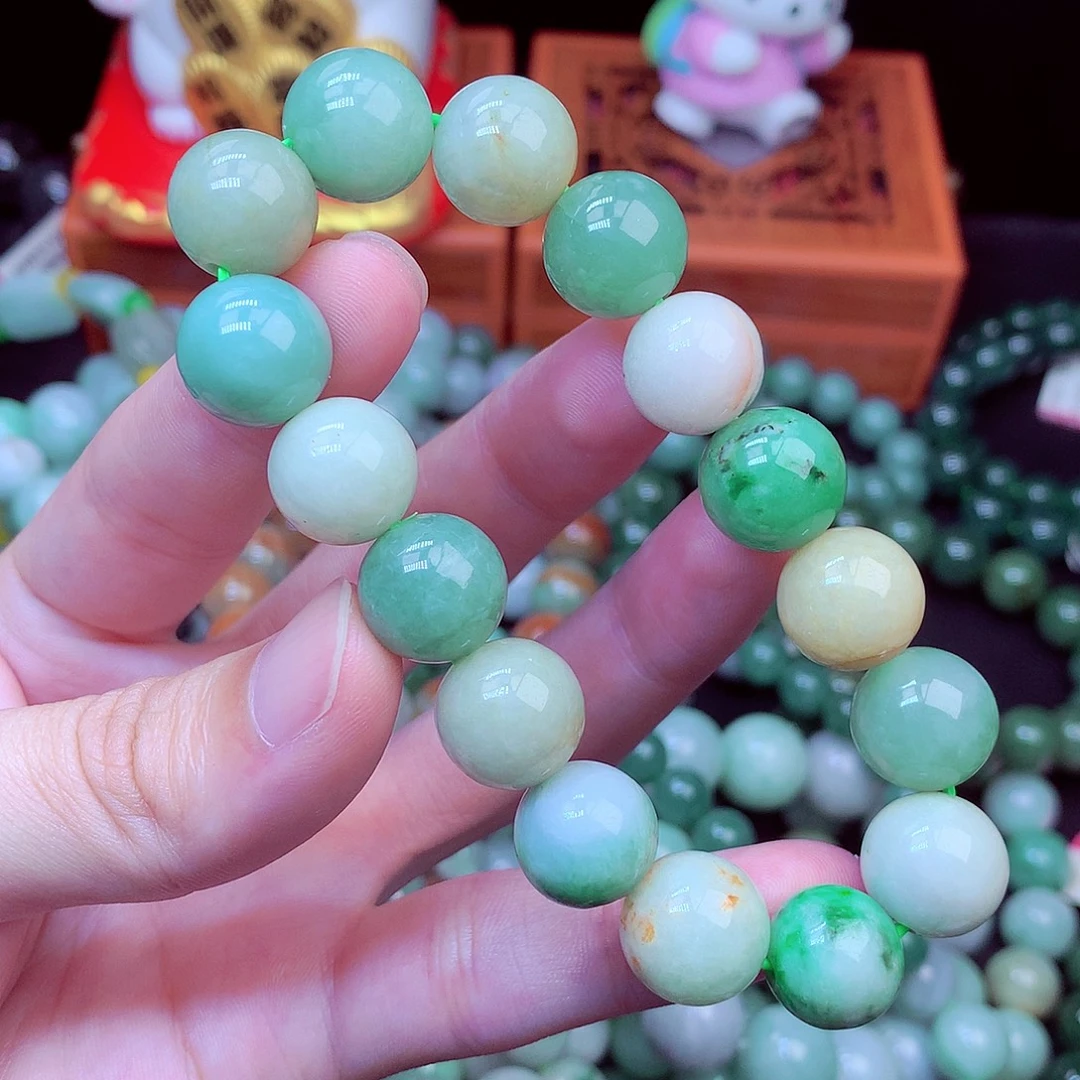 翡翠未镶嵌毛衣链