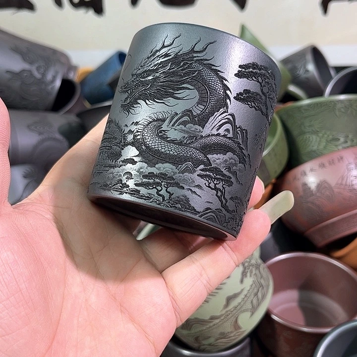 茶杯紫砂全手工紫砂主人杯