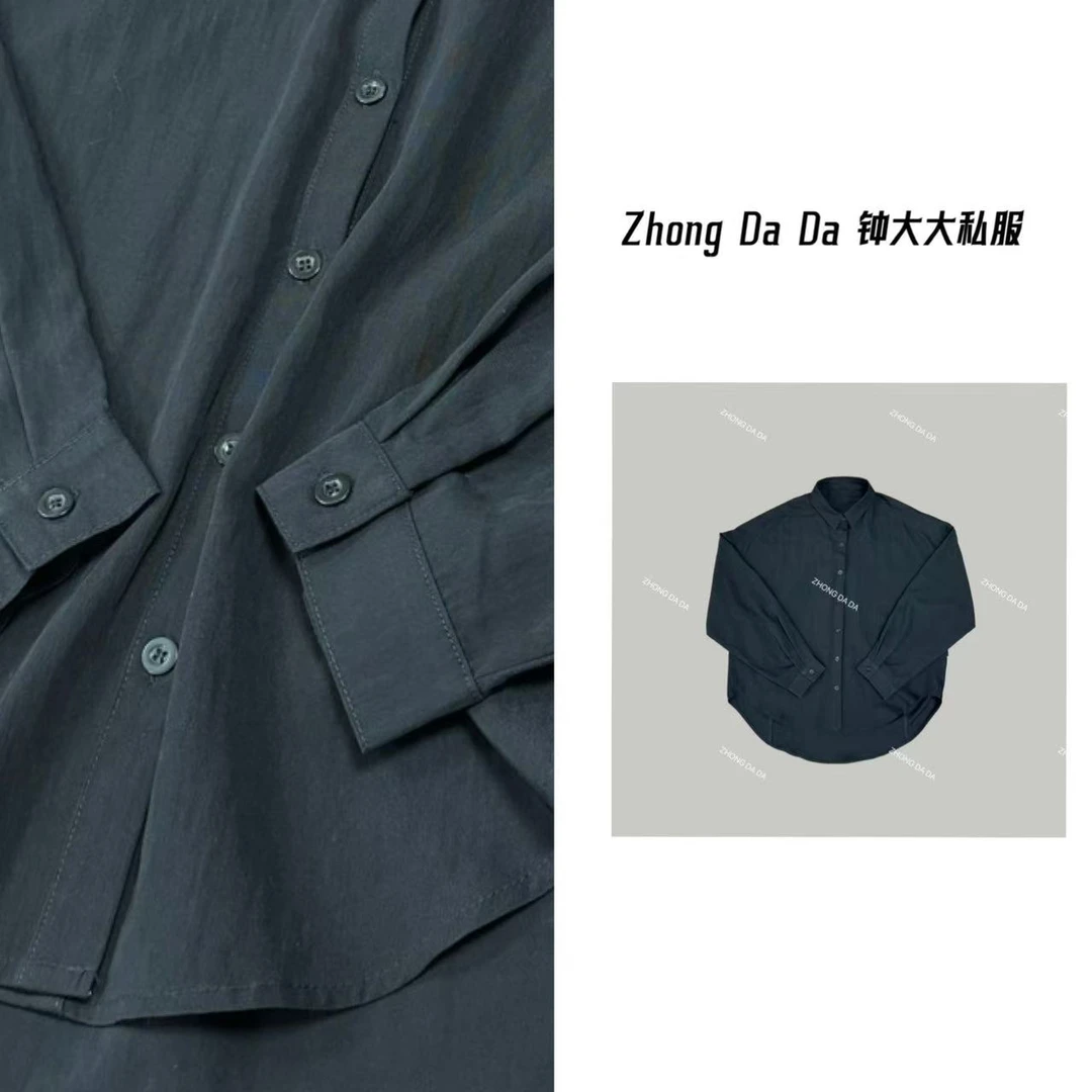 ZHONG大大【】休闲简约百搭衬衣2025春季长袖衬衫女685*