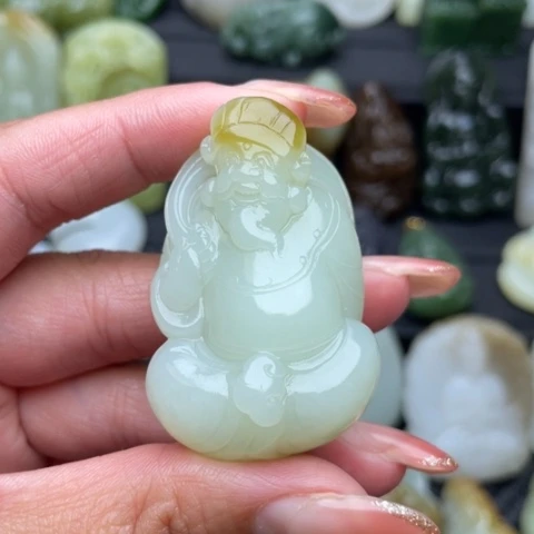 和田玉未镶嵌颈饰用****2