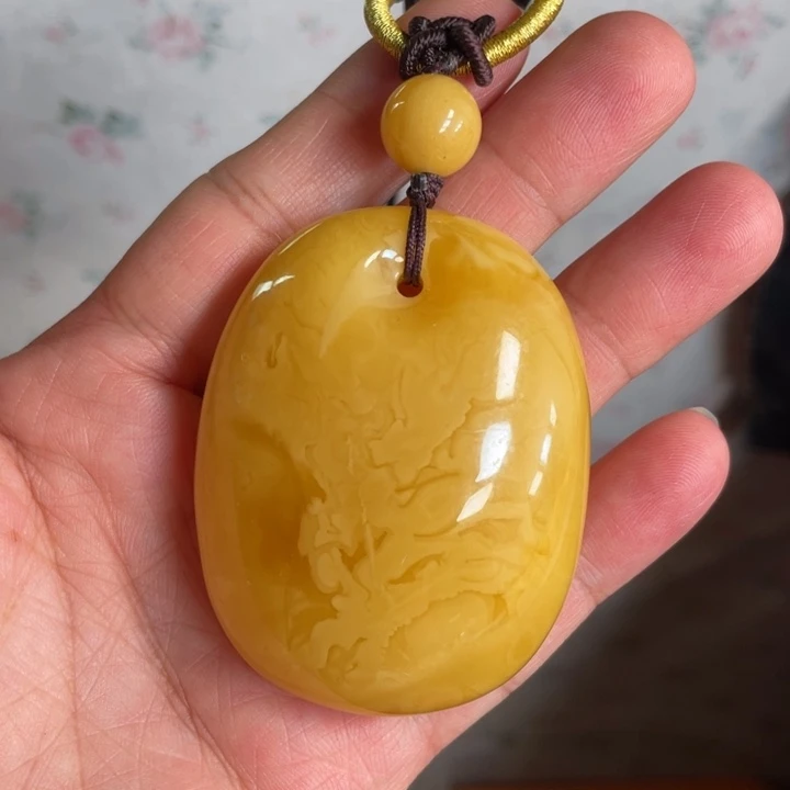 未镶嵌蜜蜡裸石蜜蜡吊坠