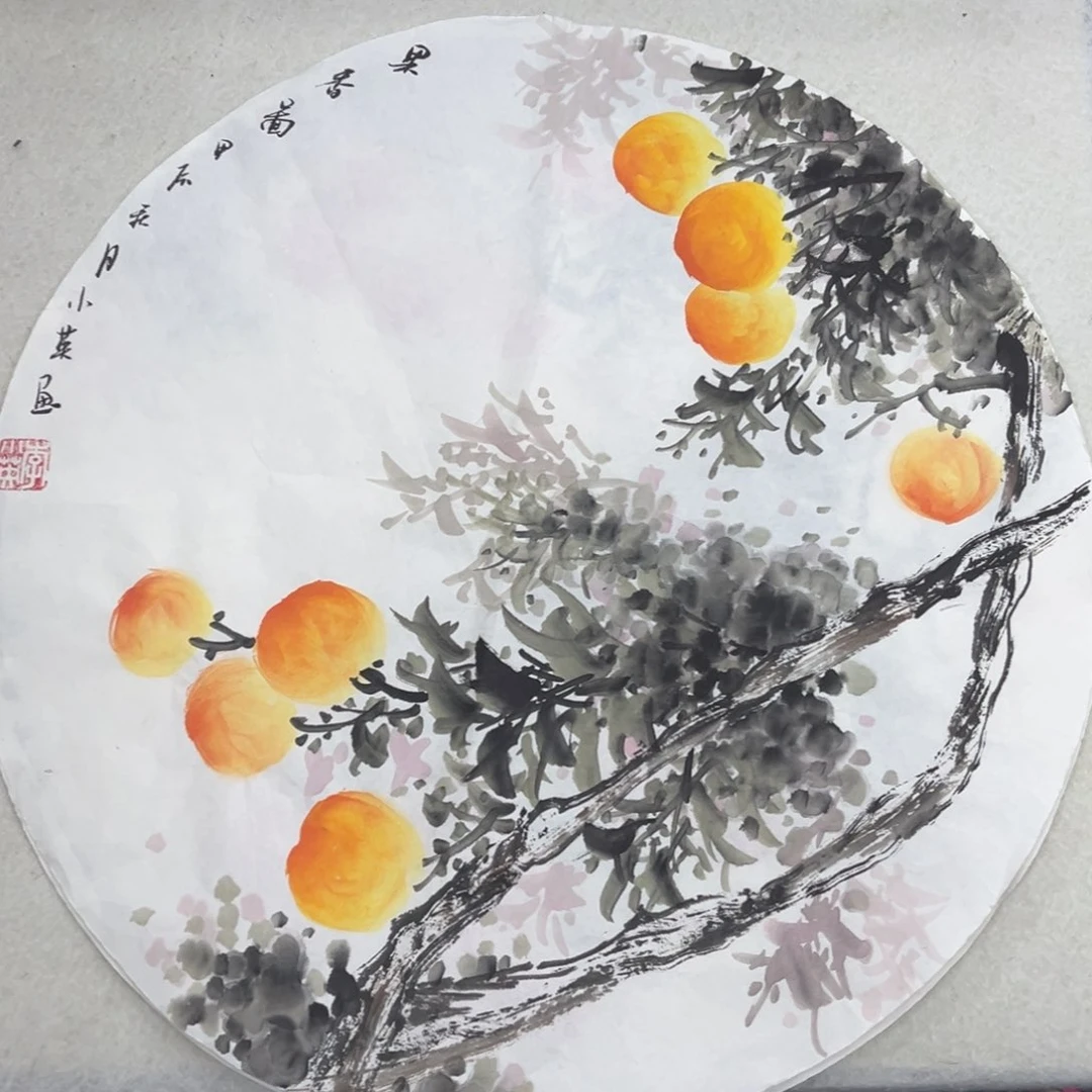 国画手绘画作品和绘画